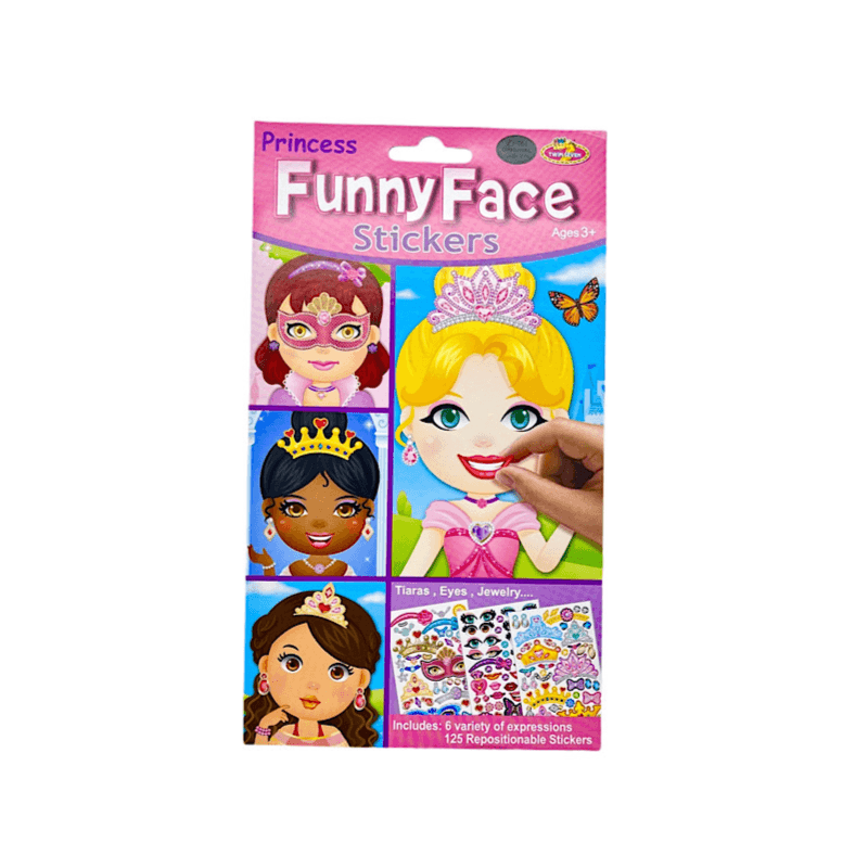 Book Of Funny Face Stickers Girls - 8223