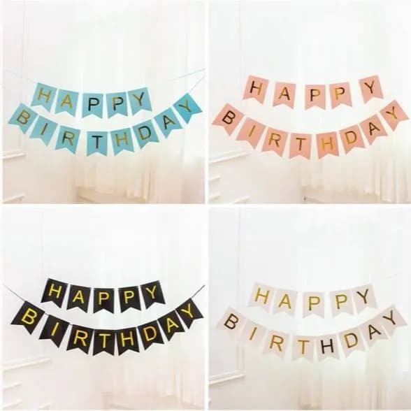 Happy Birthday Paper Banner