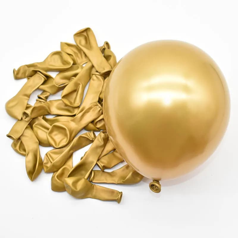 Ballon Helium Golden 12cm