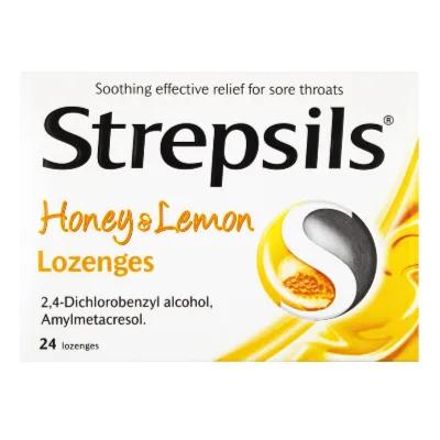 Strepsils Honey Lemon Lozenges 24'S