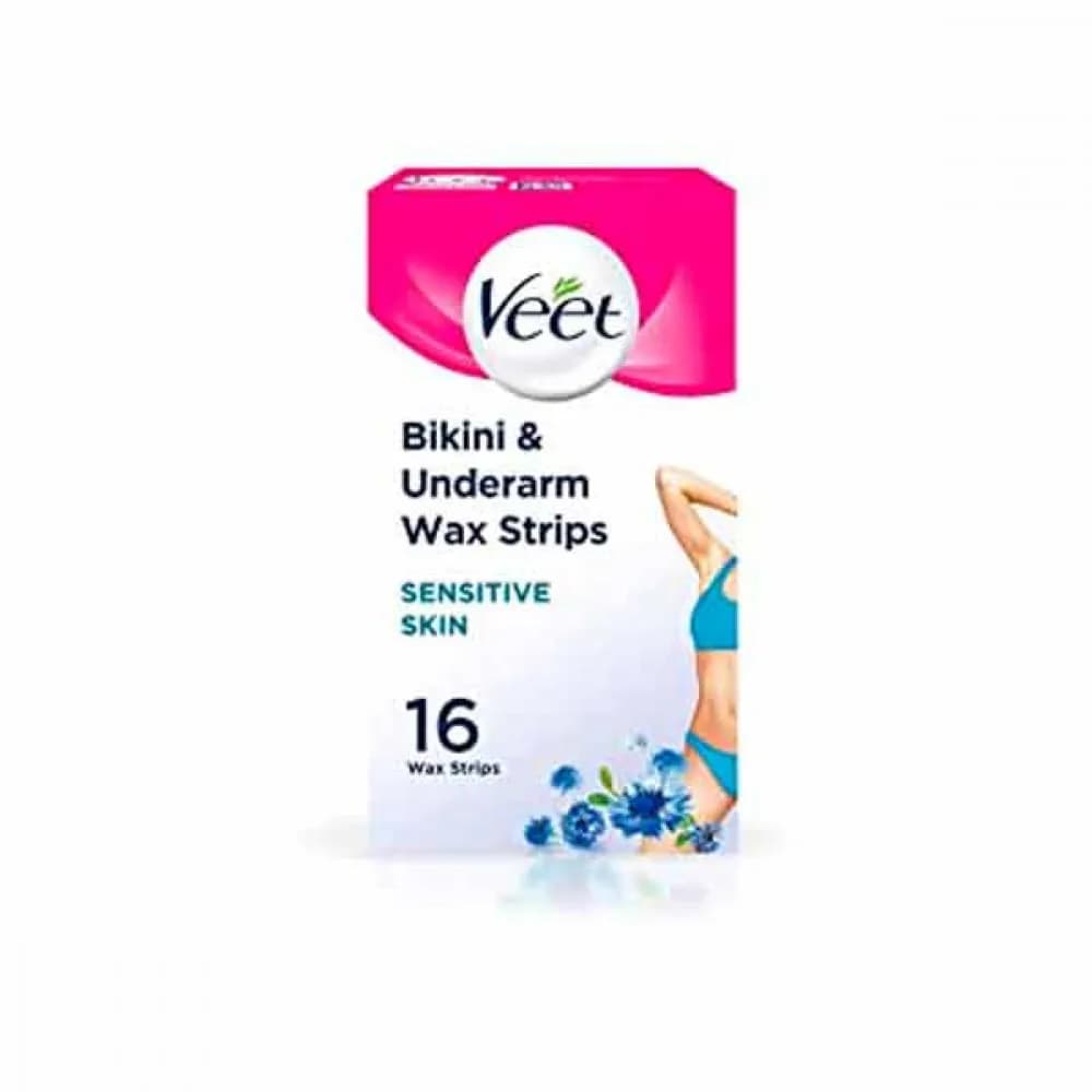 Veet Hair Removal Strips Sensitive Skin 12 Pieces