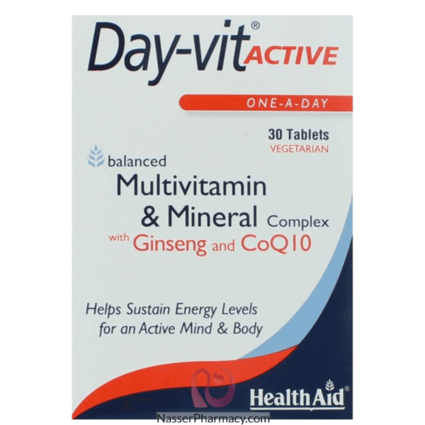 Health Aid Day Vit Active 30 Tablets