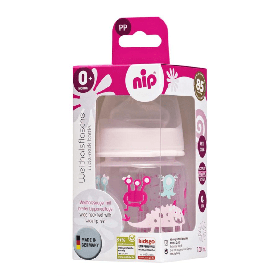 Nip Wide Neck Plastic Bottle 150 Ml With Wide Lip Rest 125347