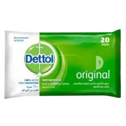 Dettol Skin Care Wipes Original 10's