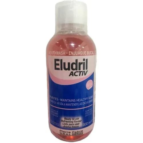 Eludril Activ Mouthwash Purifies And Maintain Healthy Gum 300ml