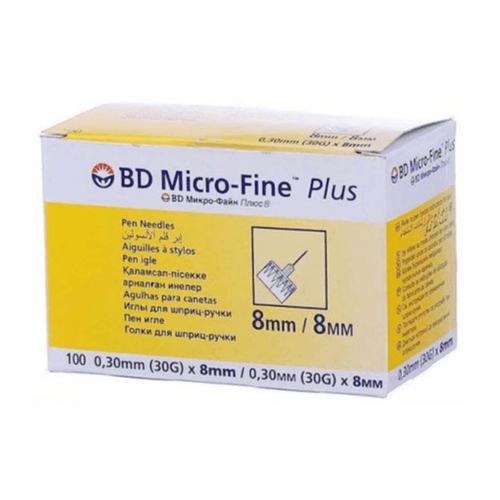 BD Micro fine Plus Pen Needle Size 8mm 100pcs