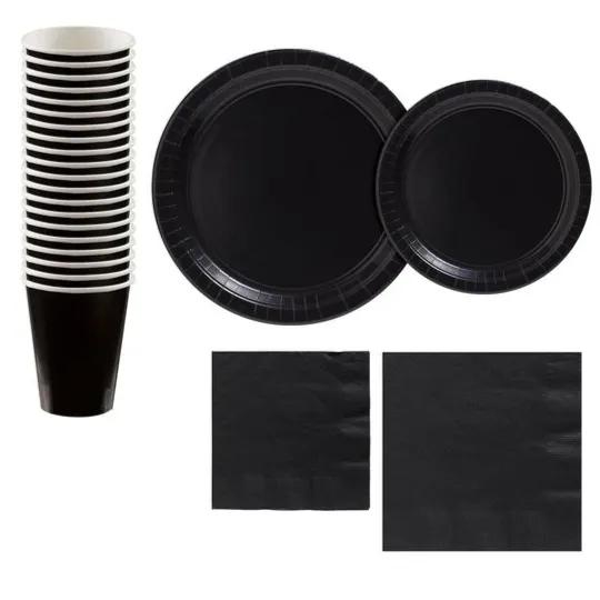 Black Plates Set