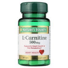 Natures Bounty L-Carnitine 500mg Cap 30's