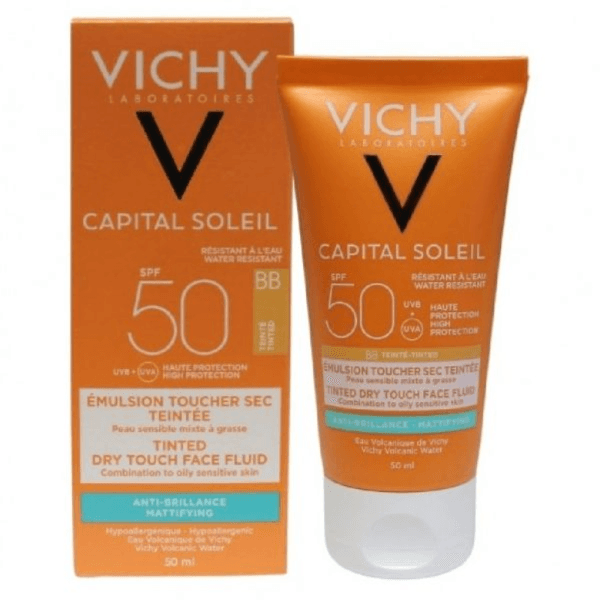 Vichy Ideal Creme BB SPF 50 For / Dry Skin 50ml  (Capital Soleil ) BB Dry Touch