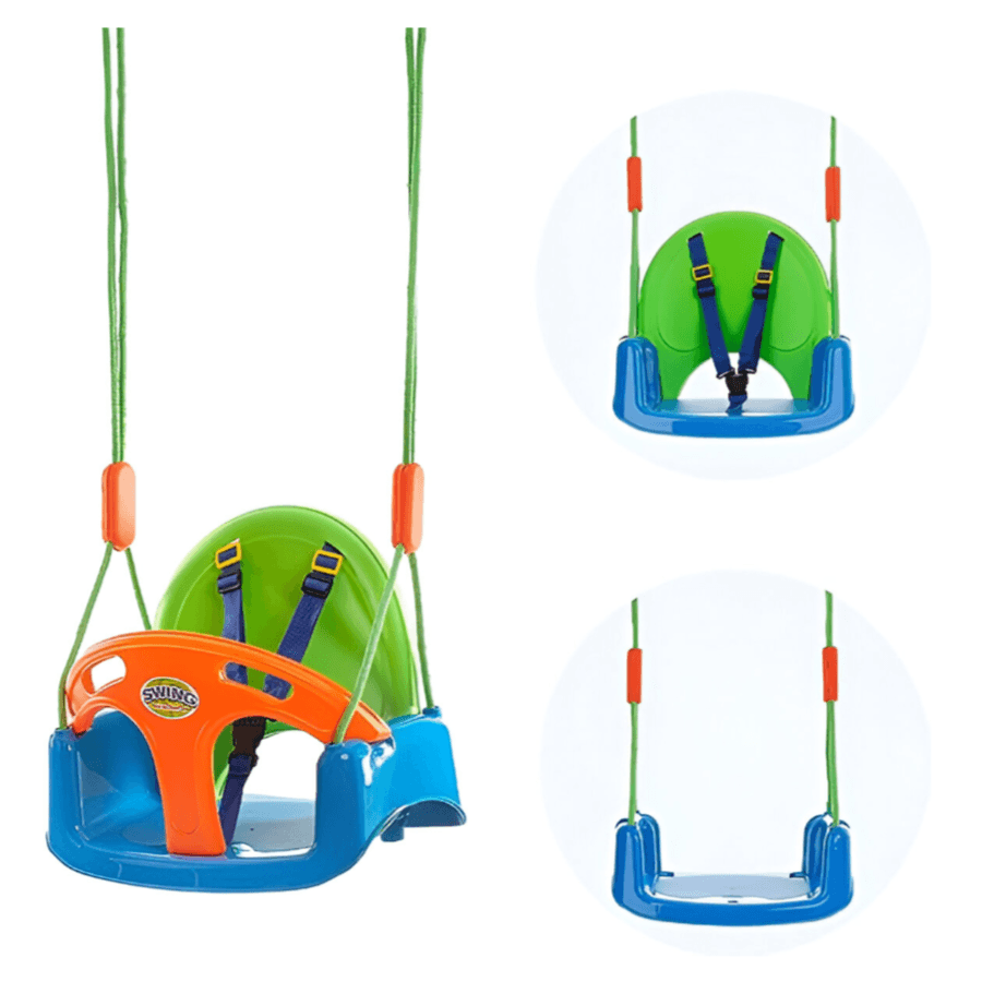 3 in 1 Indoor and Outdoor Real Action Safety Swing  for Kids (GSWD52)