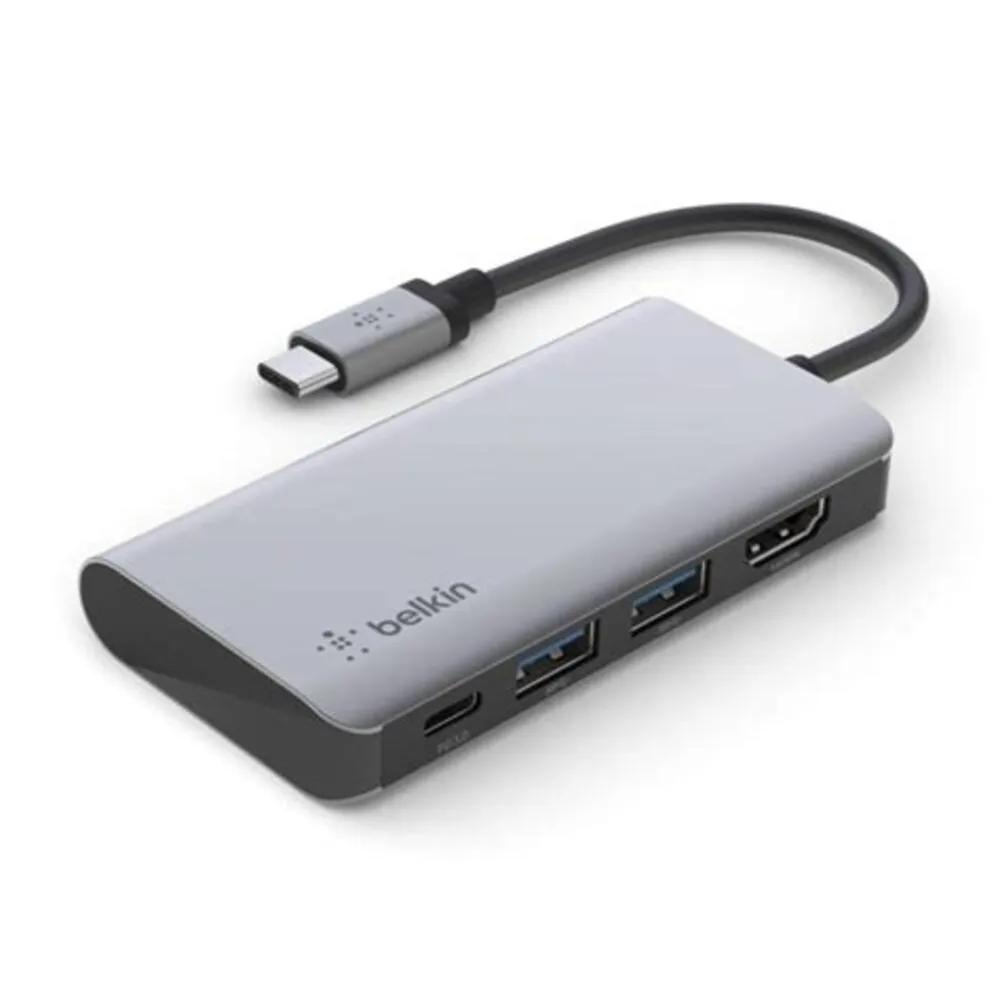 Belkin Connect-usb-c 4-in-1 Multiport Adapter (4x) (100w)