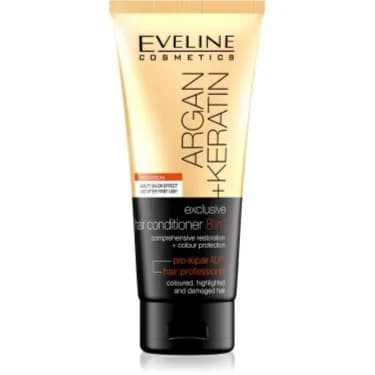 Eveline Argan+Keratin Hair Conditioner For Coloured, highlighted and damaged hair 200ml