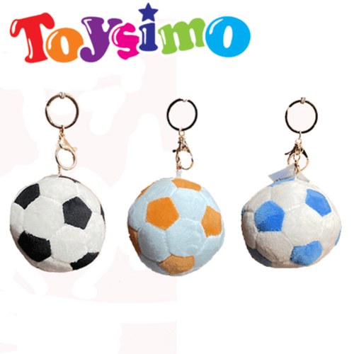 Soft Football Keychain