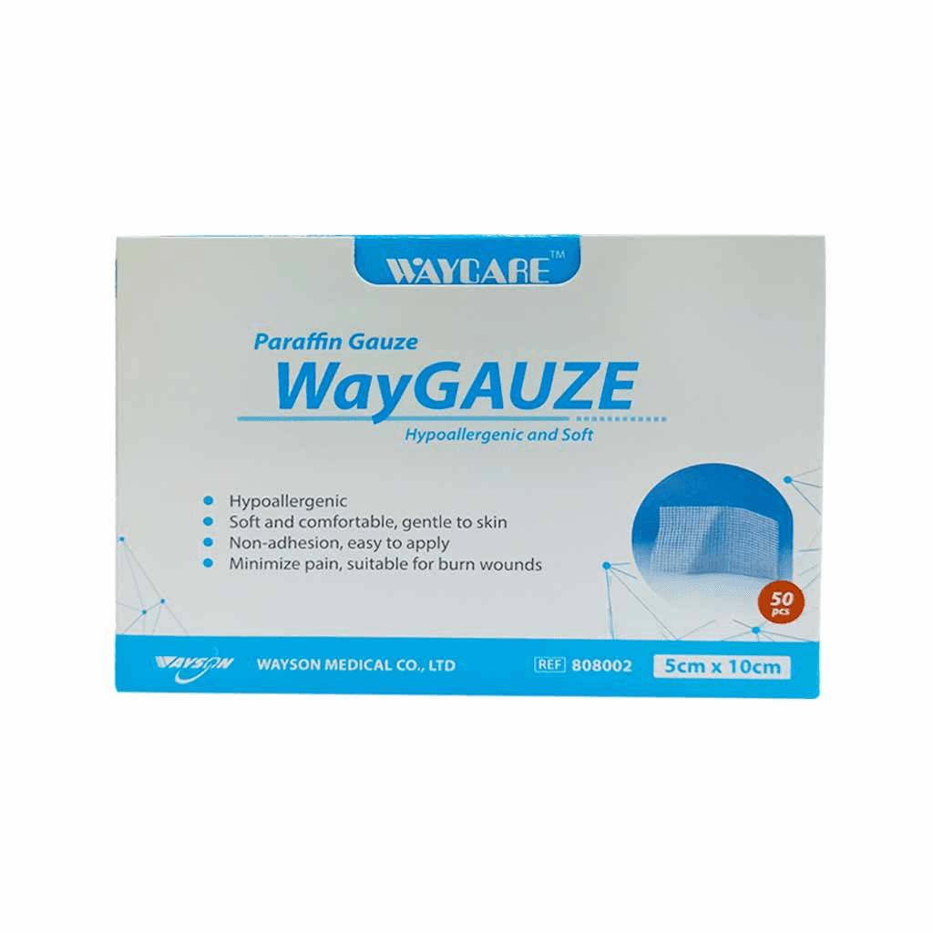 Waygauze Parafin Gauze 5cm x 10cm 1 Piece