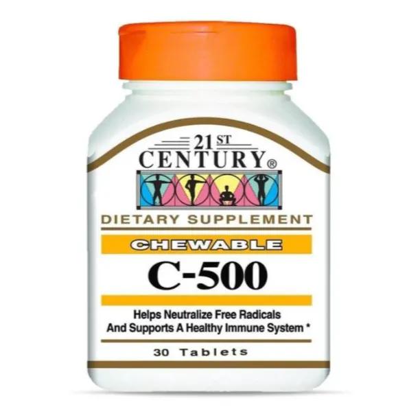 21st Century Vitamin C-500 Chewable Tablets 110s