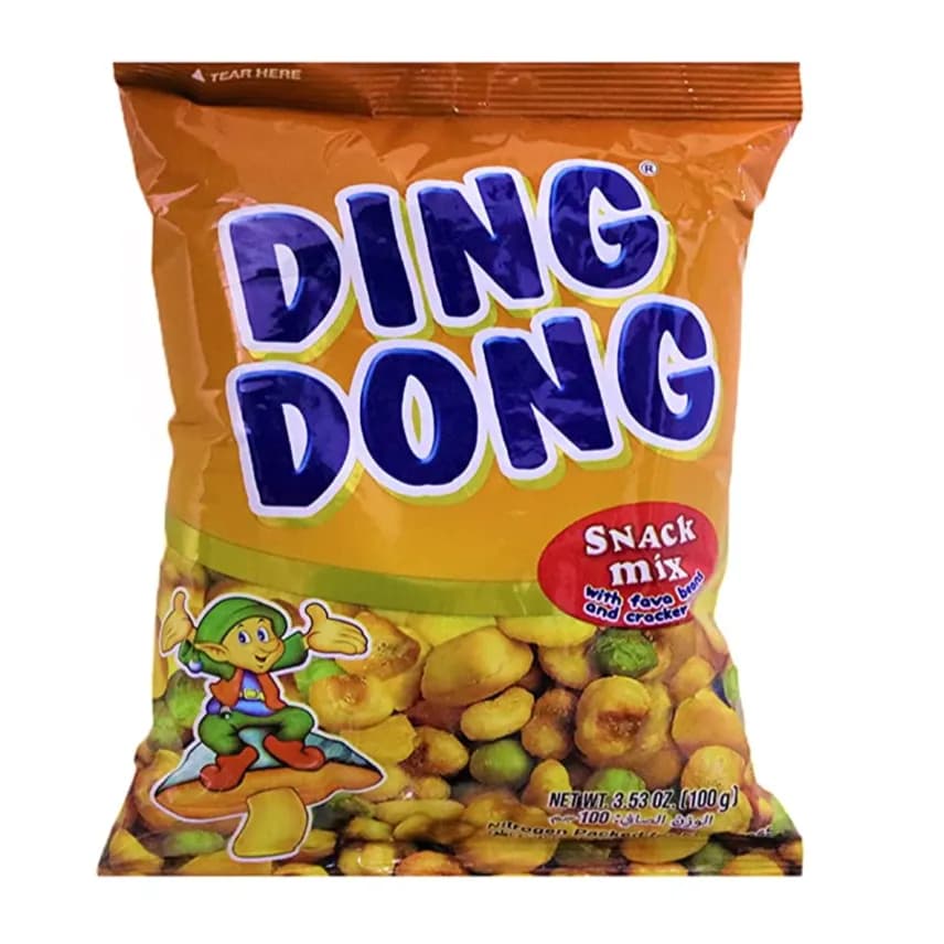 Ding Dong Snack Mix With Fava Beans And Cracker Nuts 100g