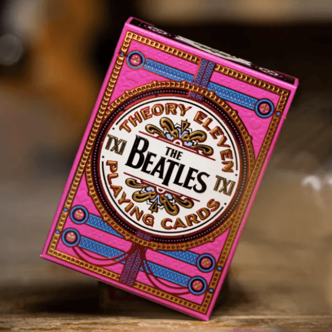 The Beatles Pink Playing Cards