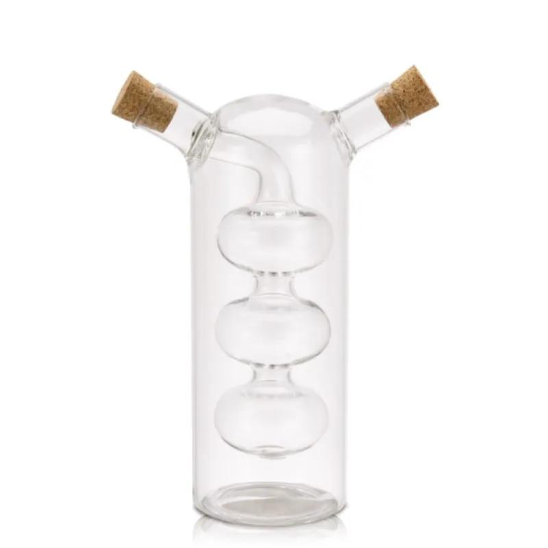 Vague Glass Oil & Vinegar Bottle 100 ml/ 320 ml 6.5*11*17 cm-04-426