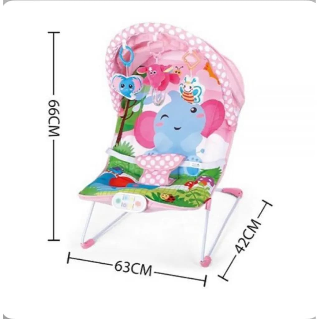 Happicute Baby 555-30B Music Rocking Chair, Pink