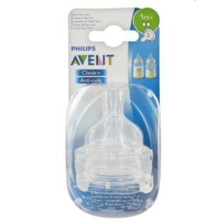 Philips Avent Teats Classic+ 2 Holes 1m+ 2pcs Scf632.27