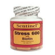 Sentinel Stress 600 With Zinc And Biotin Tablets 60'S
