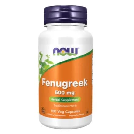 Now Foods Fenugreek 500mg 100 Capsules