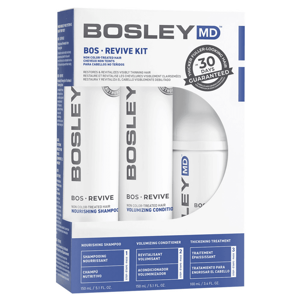 Bosley Revive Kit Shampoo Conditioner Treatment For Thinning Hair