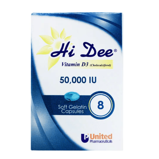 Hi Dee Vitamin D3 50.000 Iu 8 Cap