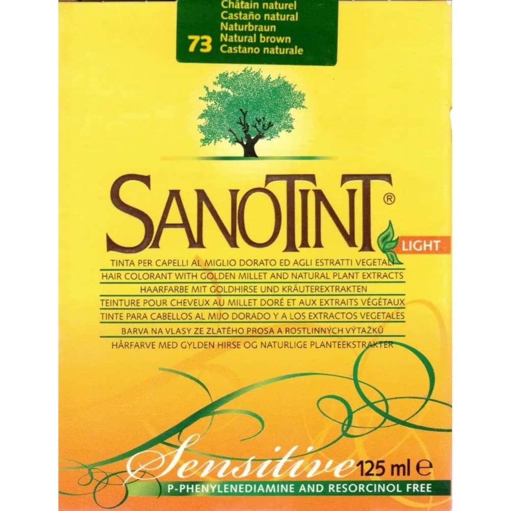 Sanotint Light Hair Color 73 Natural Brown 125ml