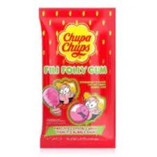 Chupa Chups Fili Folly Cotton Candy Bubblegum Strawberry Flavor 11G