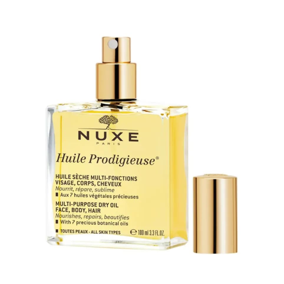 Nuxe Huile Prodigieuse Multi Purpose Dry Oil For Face, Body and Hair 100ml