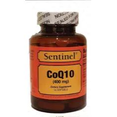 Sentinel Coq10 400 Mg 50 Softgels