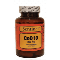 Sentinel Coq10 400 Mg 50 Softgels