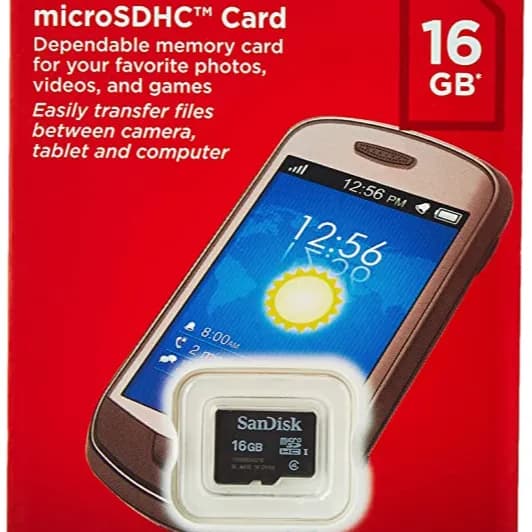 Sandisk Memory Card 16gb