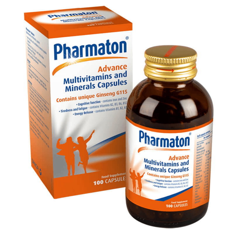 Pharmaton Food Supplement With Ginsing 100 Tabs