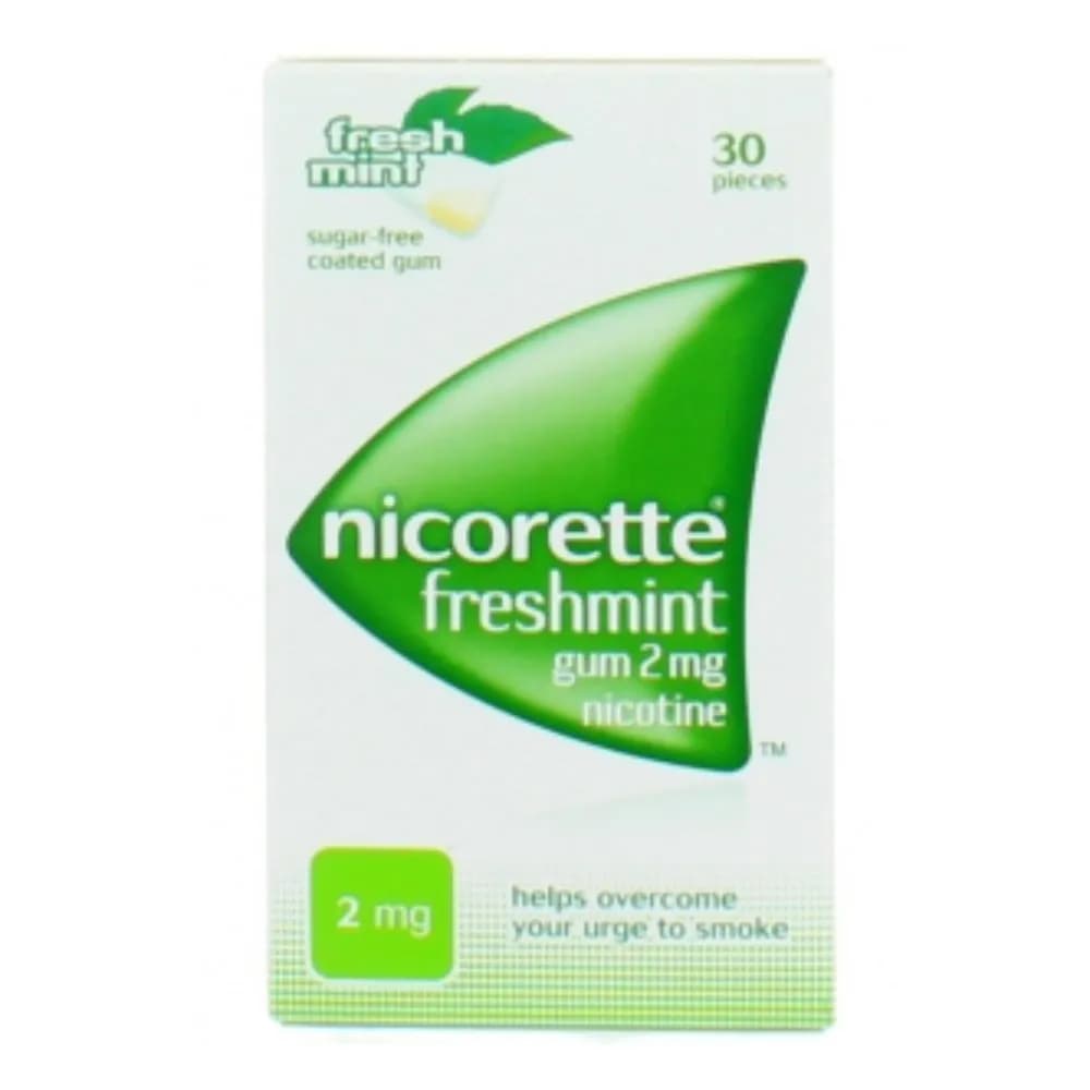 Nicorette 2mg Mint Gum 30s