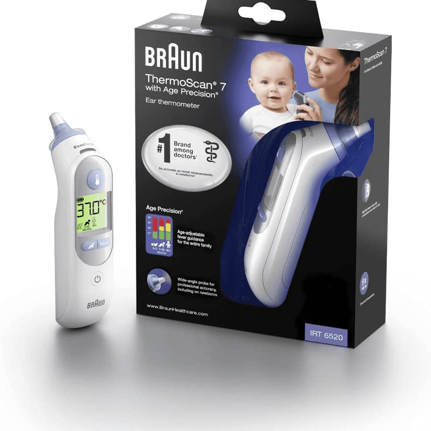 Braun Thermoscan 7 Ear Thermometer 6520