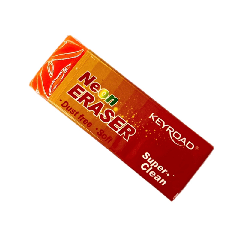 Keyroad Dust Free Soft Neon Eraser Orange Colour - 8985