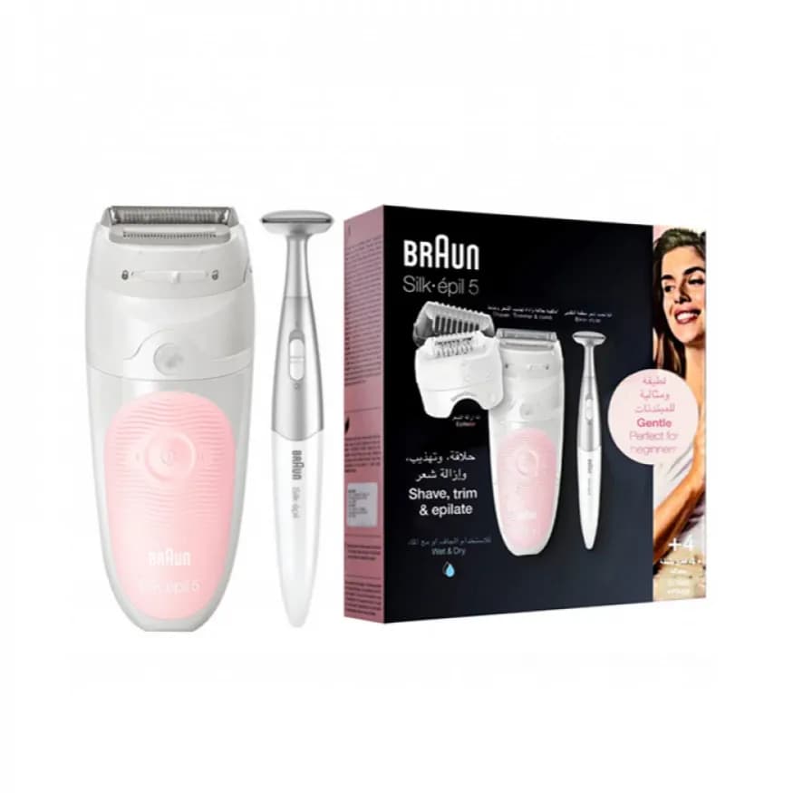 Braun SES 5820,Braun - Silk epil SES 5820 Wet & Dry Epilator + 4 Extras incl.