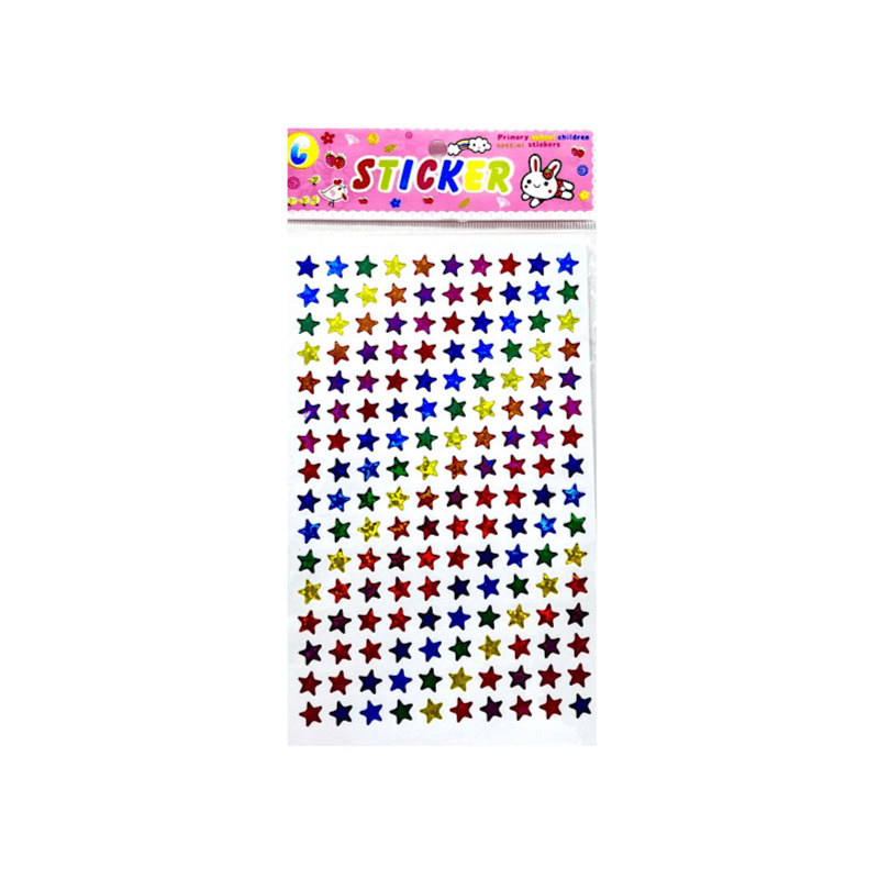 Small 10sheets Star Stickers - 3286