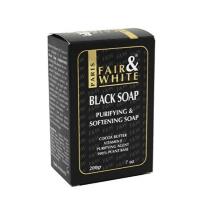 Fair & White Black Soap 200g