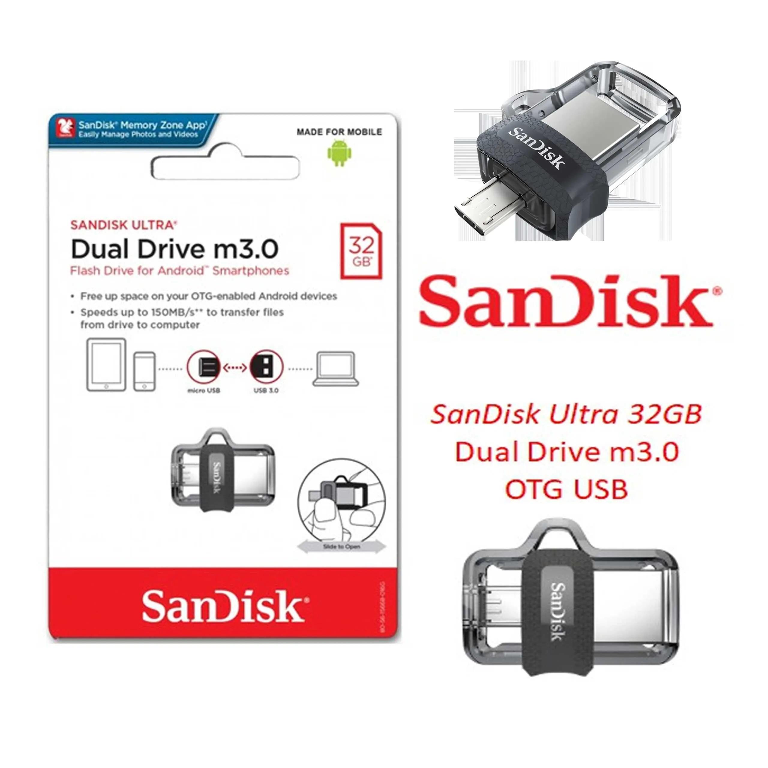 Sandisk 32Gb Dual Drive M3.0 Speed 150Mb/S