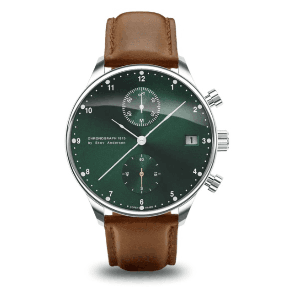 1815 Chronograph Steel / Green Sunray