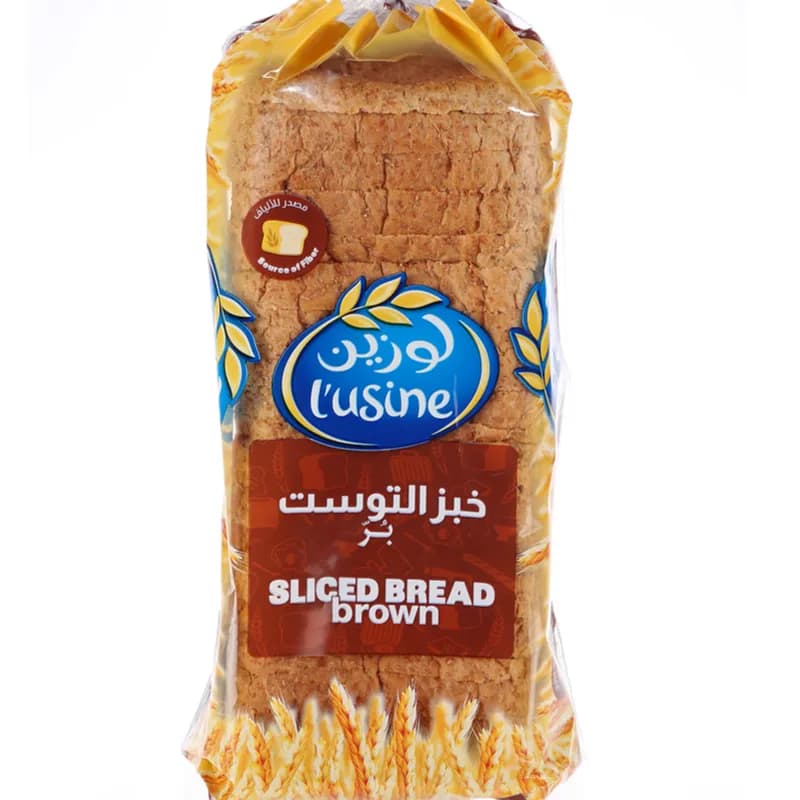 Lusine Sliced Bread Brown 600g