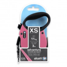 Adventure Retractable Leash 3M Xs Pink