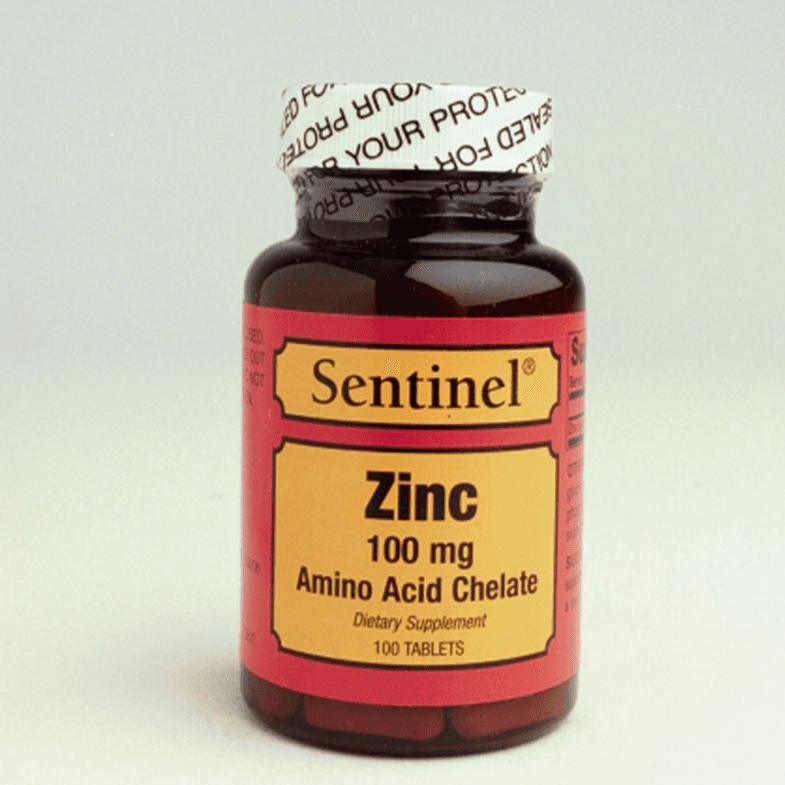 Sentinel Zinc 100Mg 100 Tabs