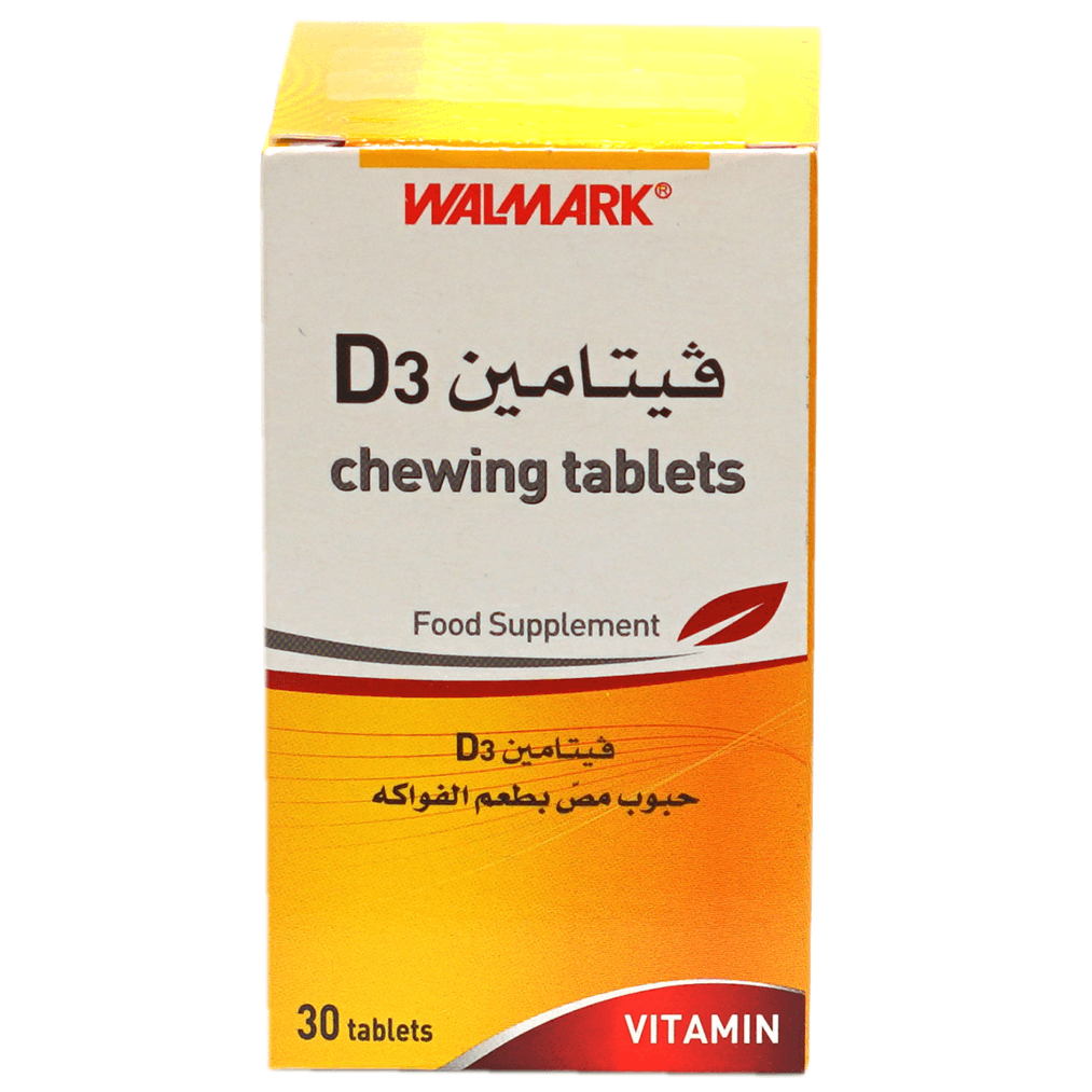 Walmark Vitamin D3 400iu Chewable Tablet 30's