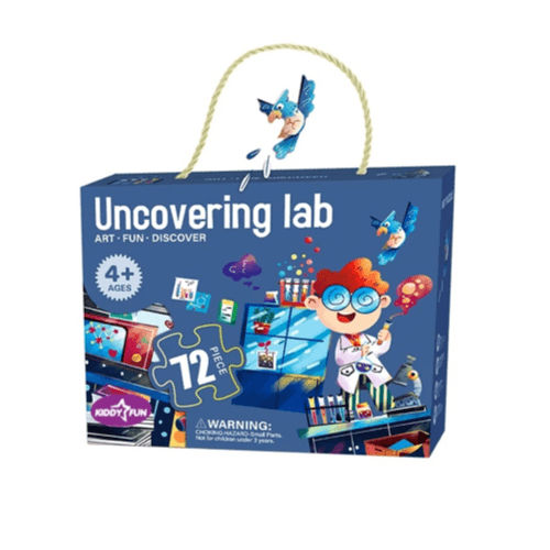 Uncovering Lab Art Puzzzle Fun Discover 72Pcs No.88606