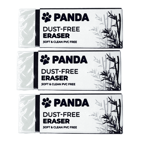 Offer 3 Of Panda Dust-free Eraser - 3 Pieces 10185