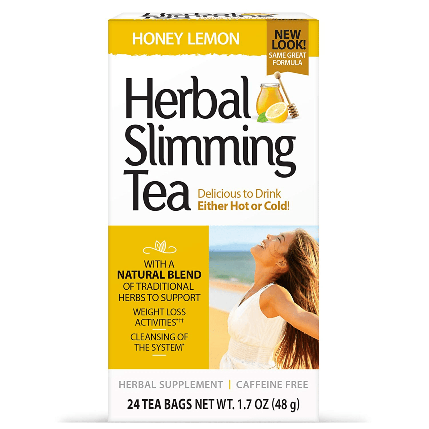 Herbal Slimming Tea Honey Lemon Caffien Free